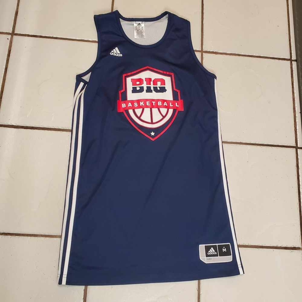 Adidas Big Basketball Climate Jersey Size Medium Reversable